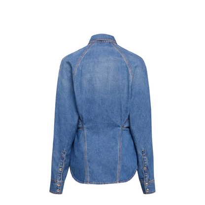 Round Denim Shirt - Image 2