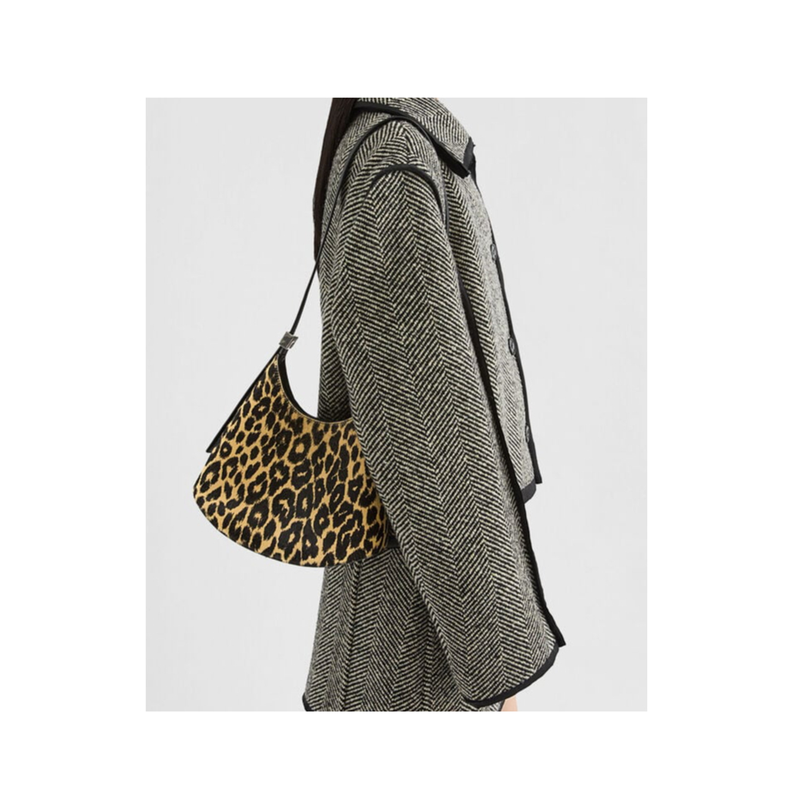 Small Printed Leather Shoulder Bag - Image 4