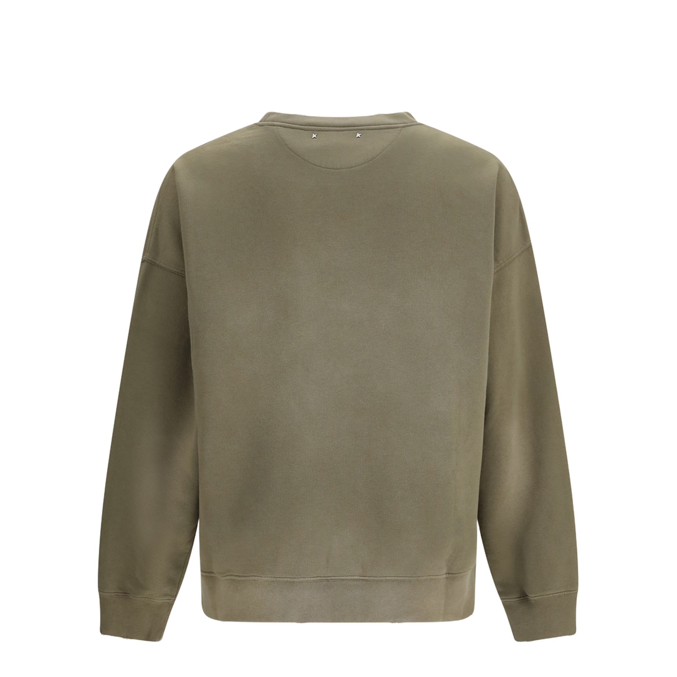 Journey unisex Crew neck in garment-dyed cotton fleece - Image 2