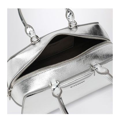 Small Antigona East-West Bag in Laminated Leather - Image 2