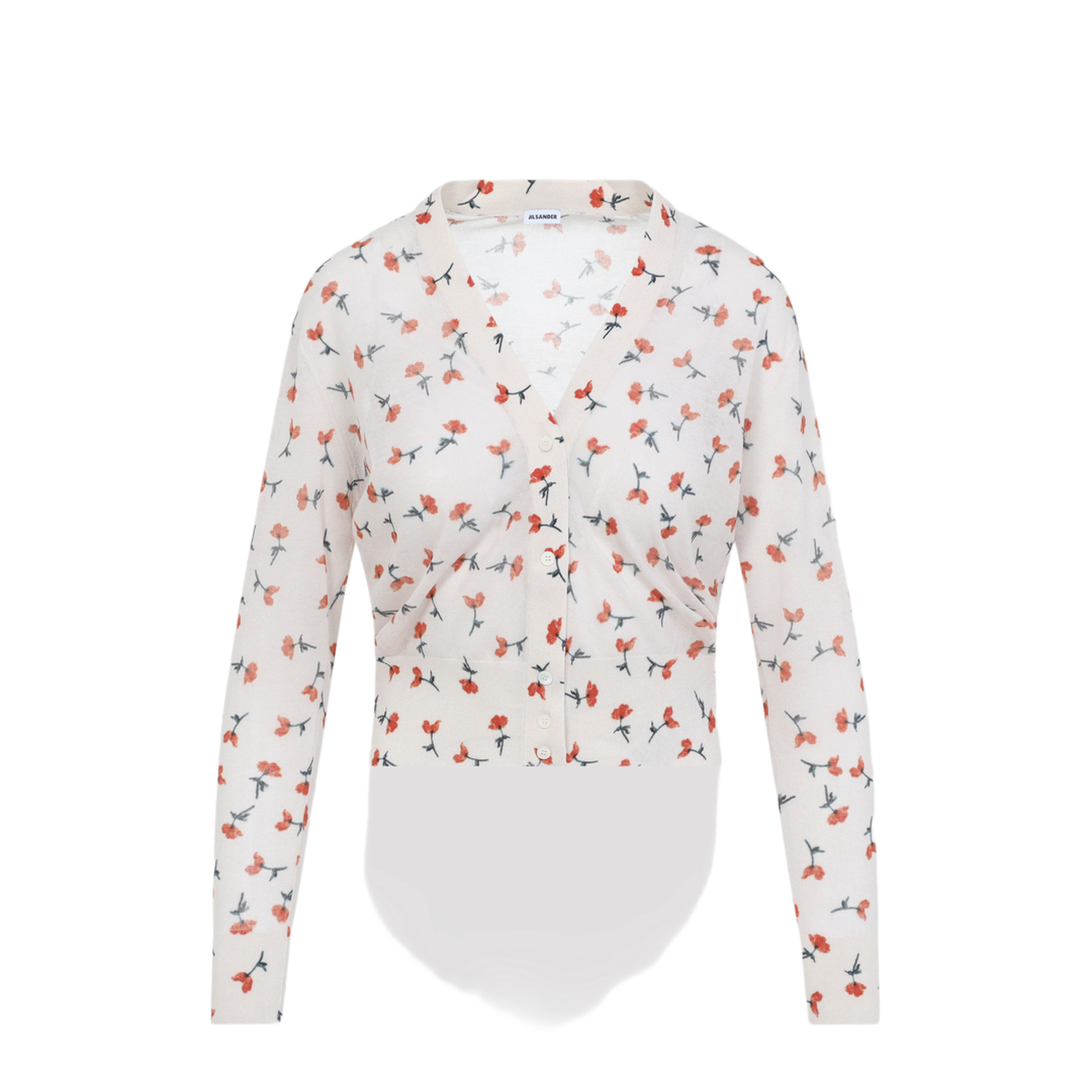 V-Neck Cotton Cardigan - Image 3