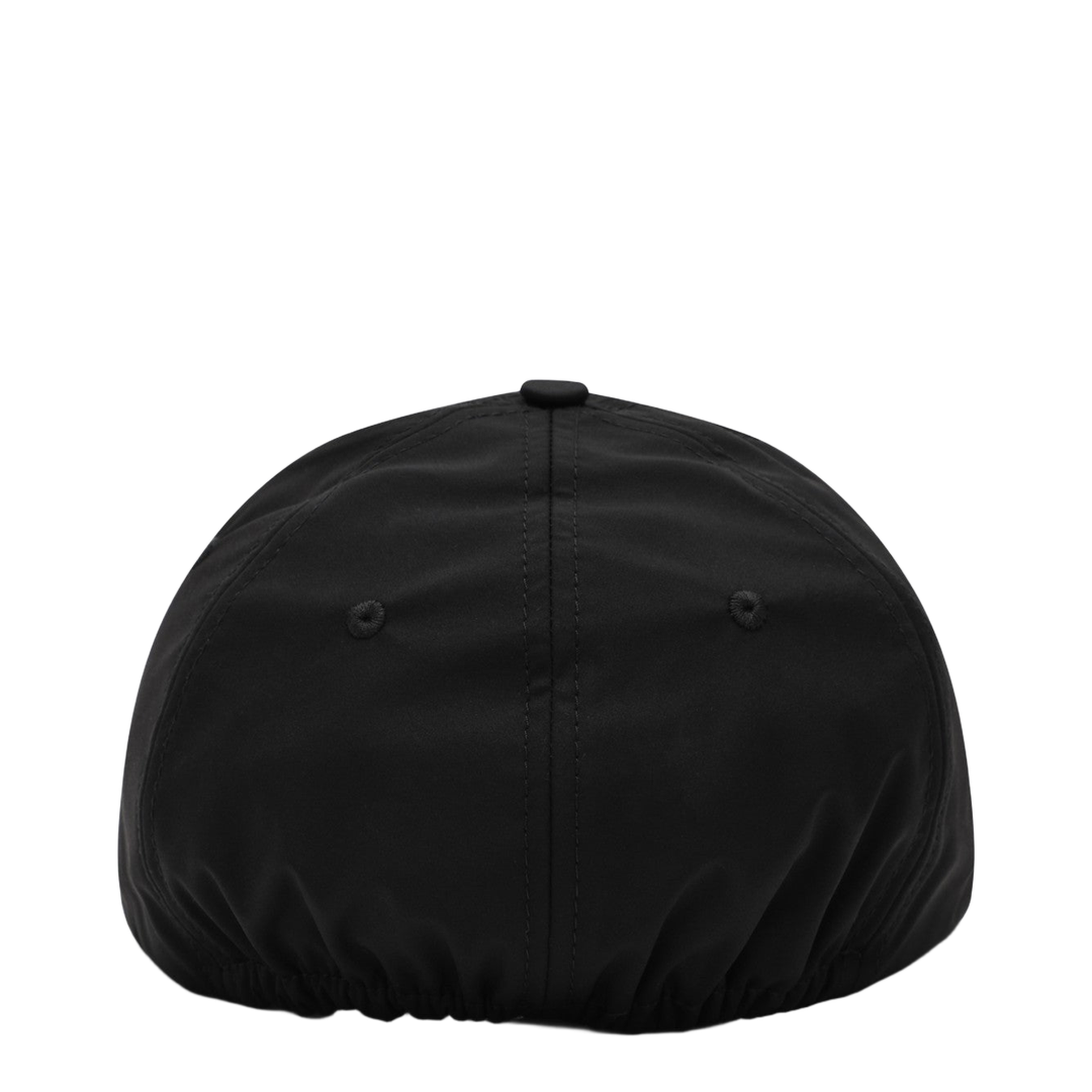 Black Nylon Baseball Cap - Image 2