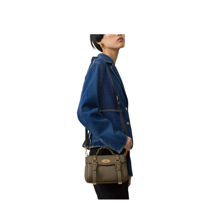 Leather Mini Alexa Shoulder Bag - Image 3