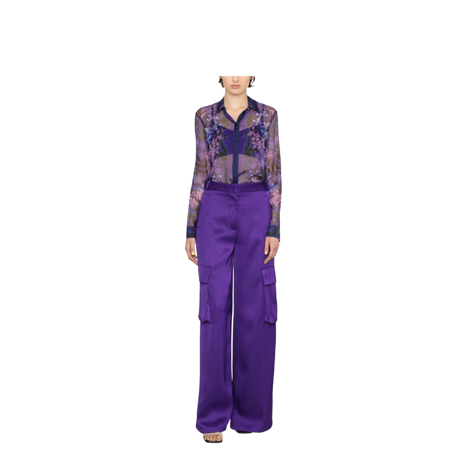 Cargo Pants Purple - Image 4