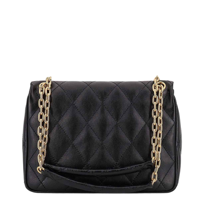 Strand Medium Calf Leather Shoulder Bag - Black - Image 2