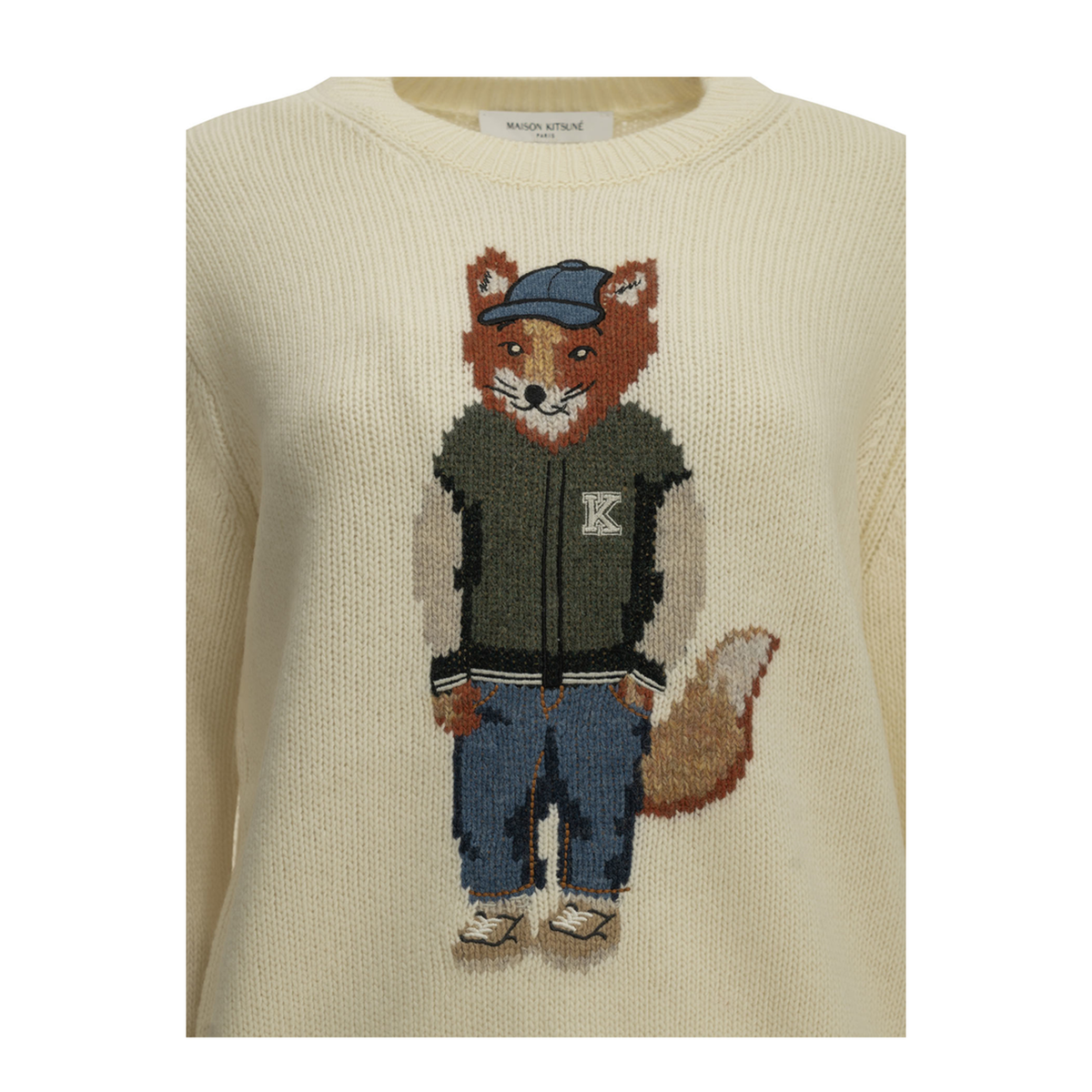Dressed Fox Crew Neck Sweater - Image 3