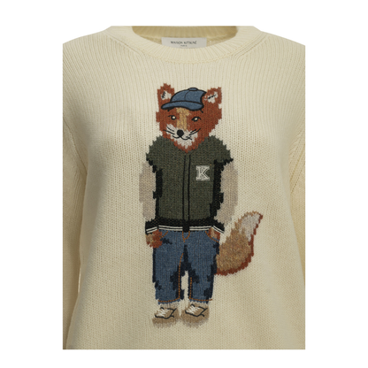 Dressed Fox Crew Neck Sweater - Image 3