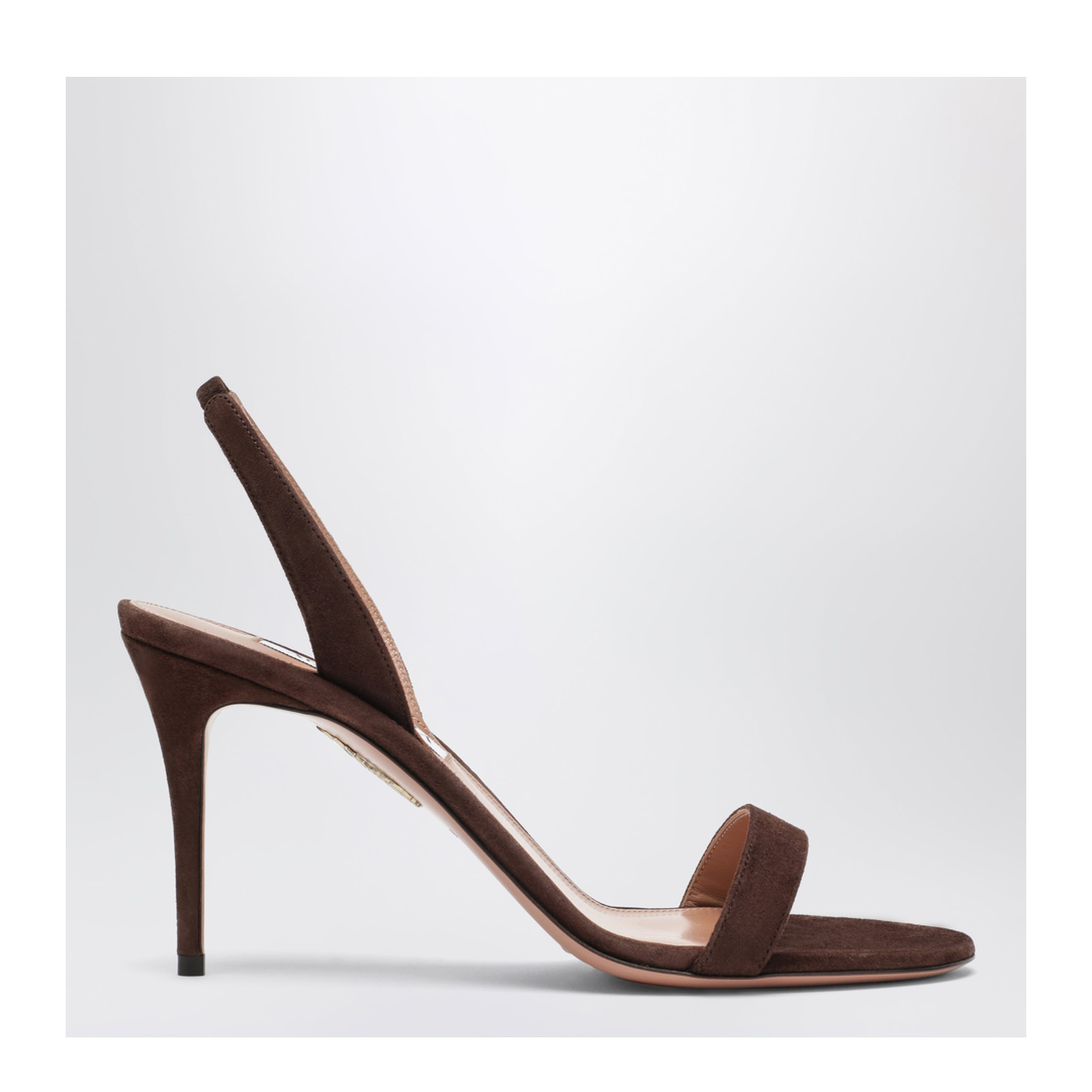 So Nude Mid-Heel Sandals in Espresso - Image 1