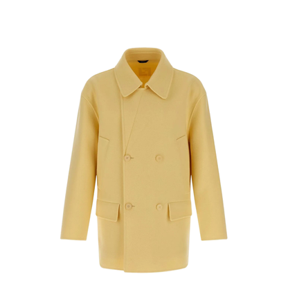 Wool Double-Breasted Pea Coat - Image 1