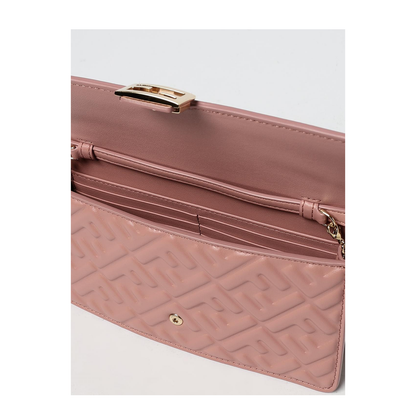 Baguette Leather Shoulder Bags - Pink - Image 5