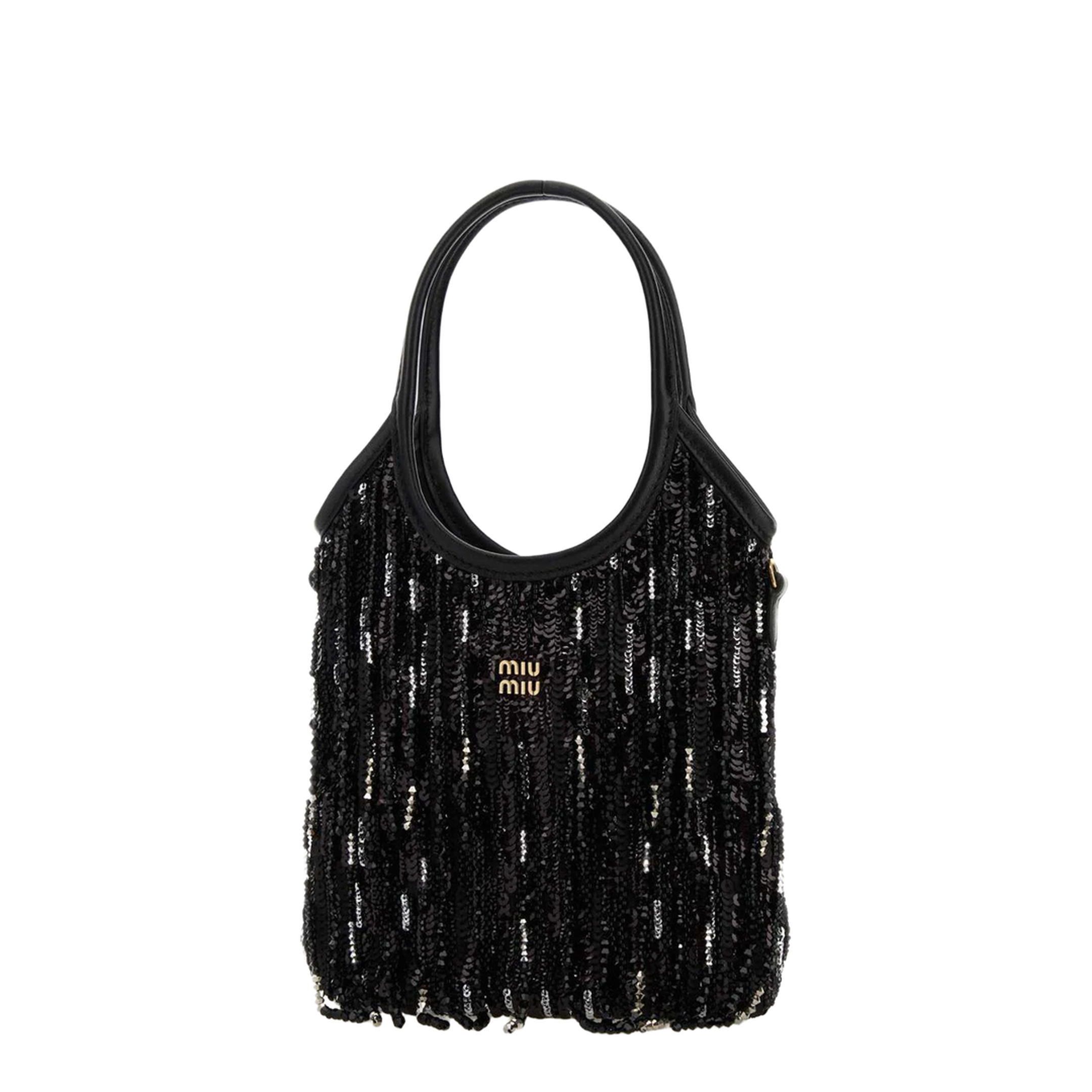 Embellished Fabric Handbag - Image 2