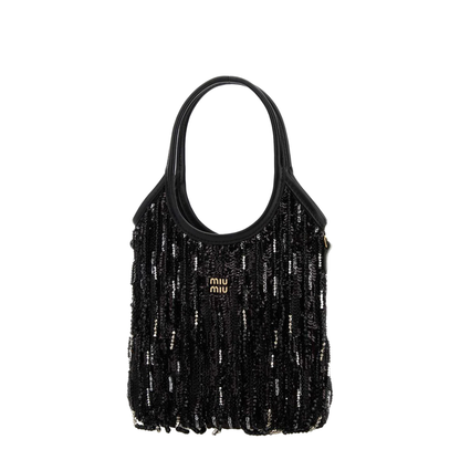 Embellished Fabric Handbag - Image 2