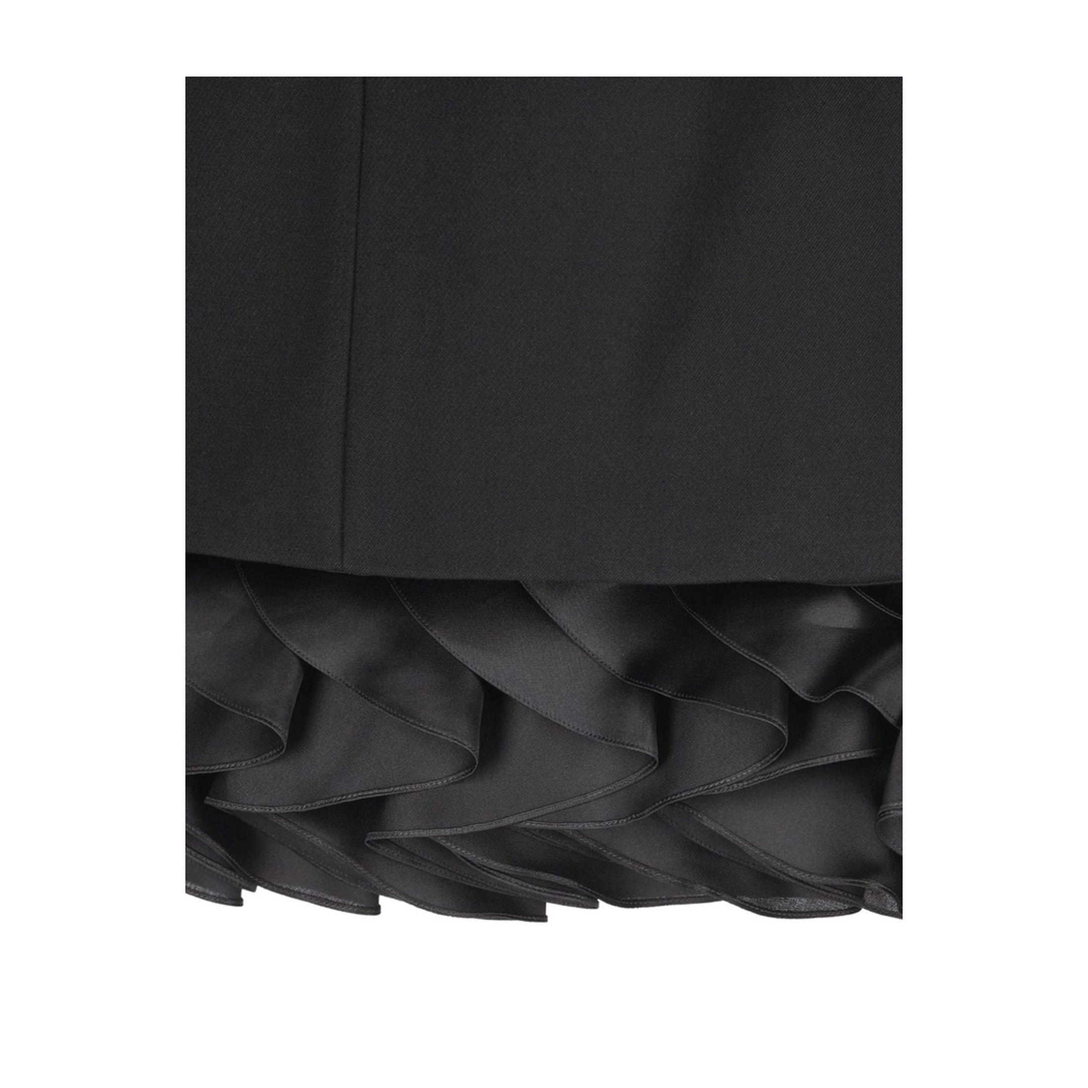 Bouquet Mini Dress in Gauffered Double Wool - Image 4