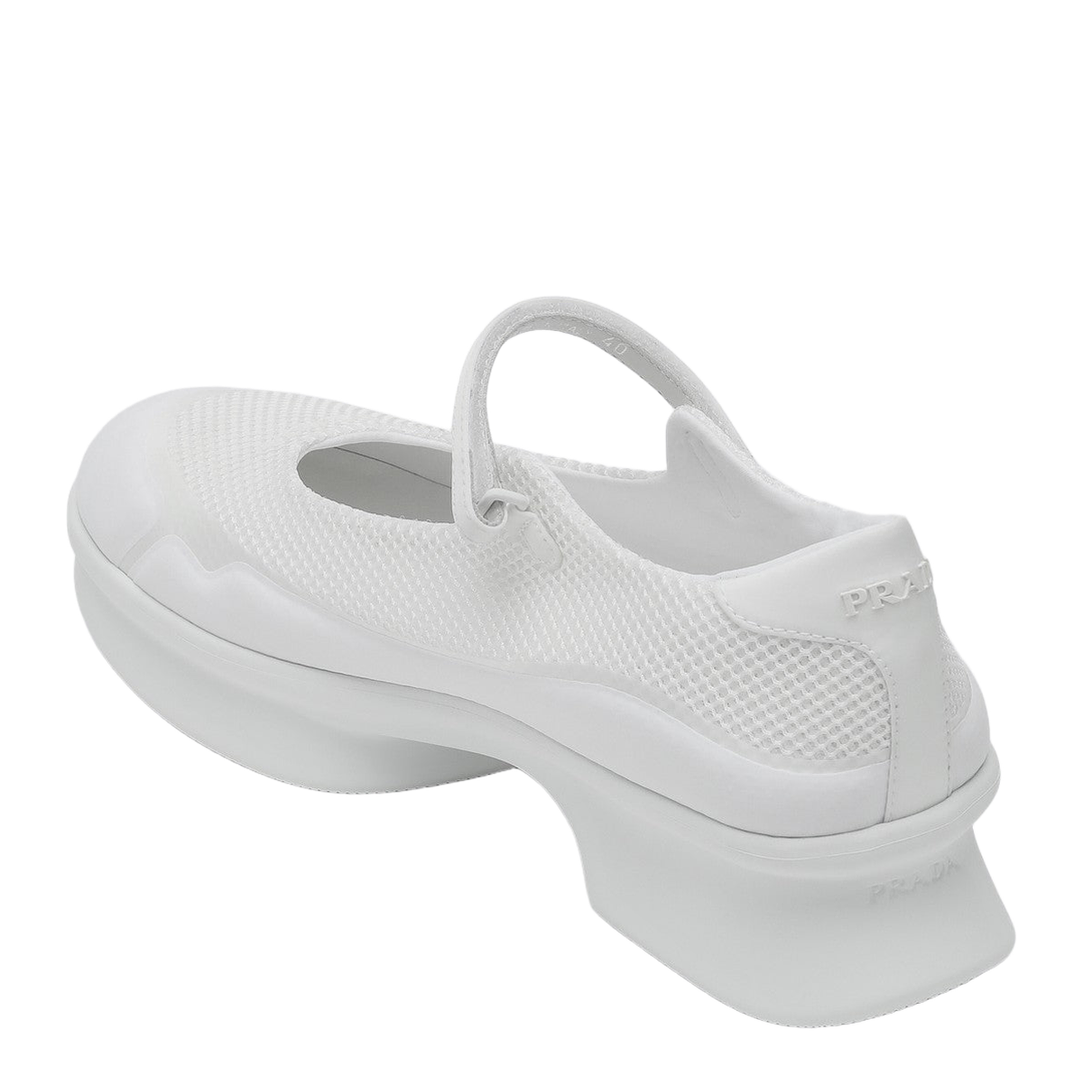 White Mesh Ballerina - Image 2