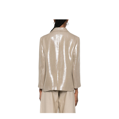 Linen Double-Breasted Jacket - Image 5