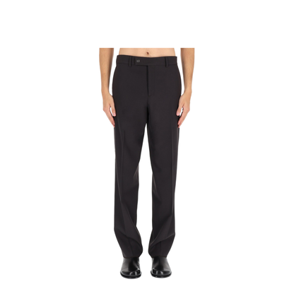 Brown wool trousers - Image 1