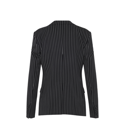 Striped Wool Barathea Jacket - Image 4