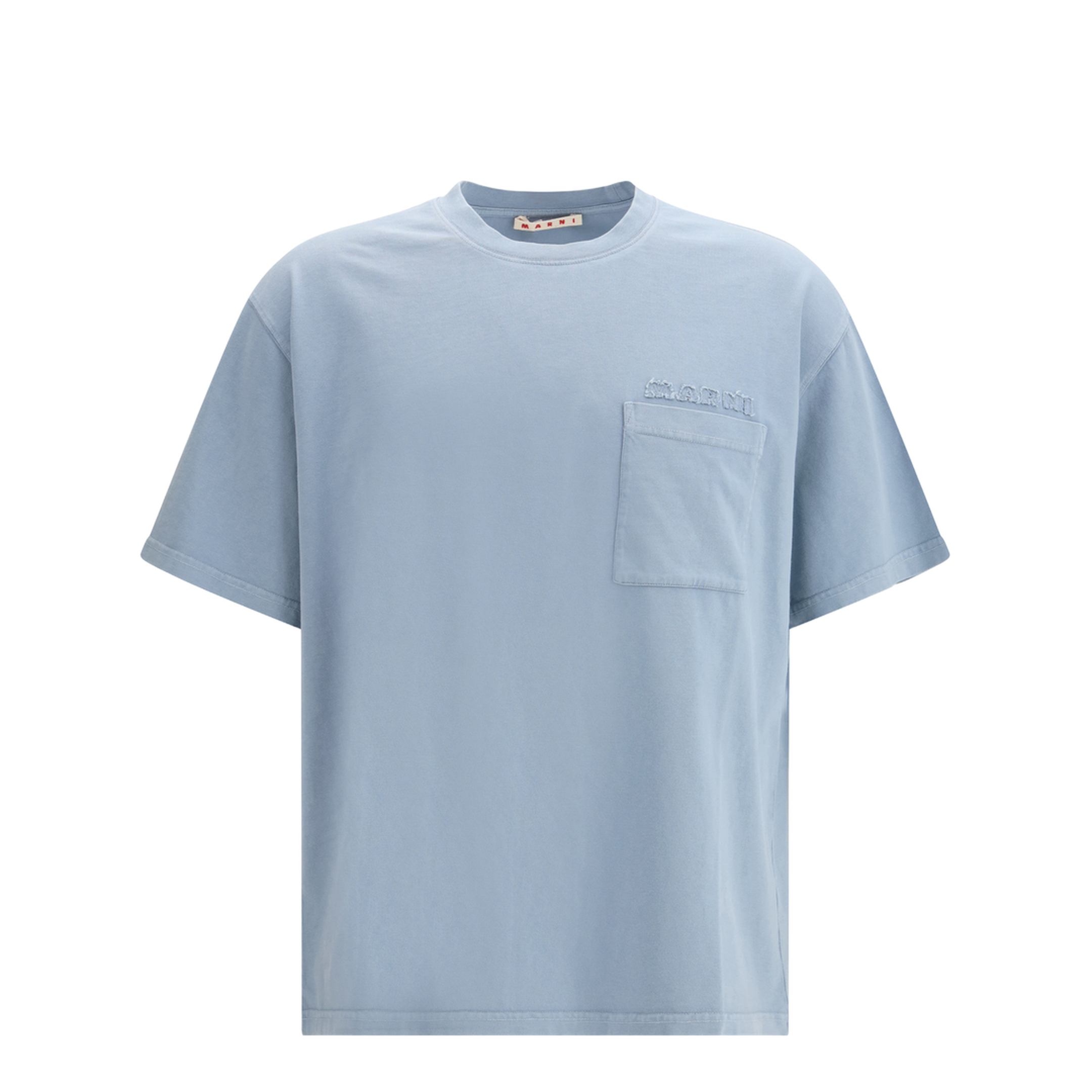 Cotton Jersey T-Shirt with Chest Pocket - Image 1