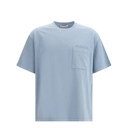 Cotton Jersey T-Shirt with Chest Pocket - Image 1