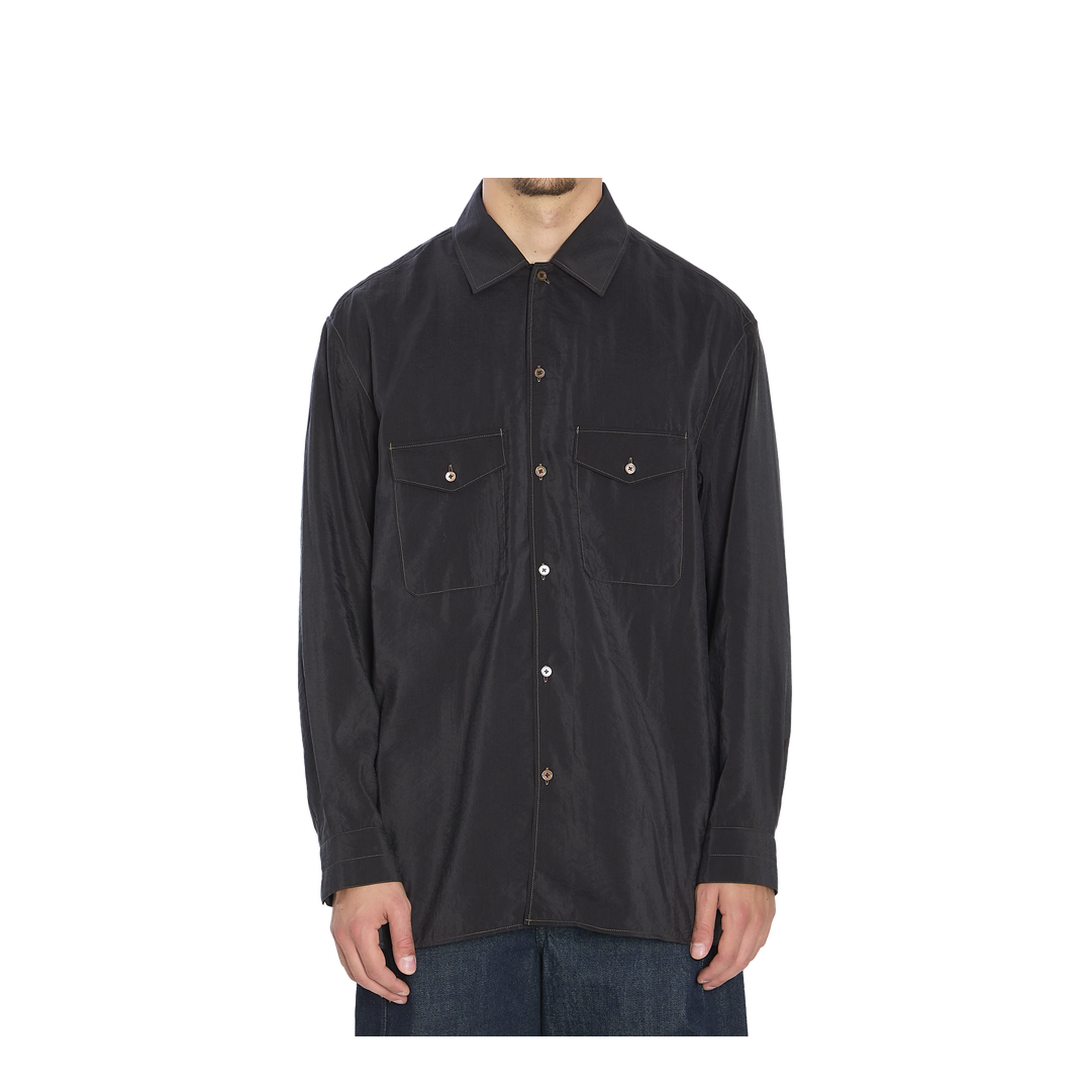 Convertible Collar Shirt - Image 1