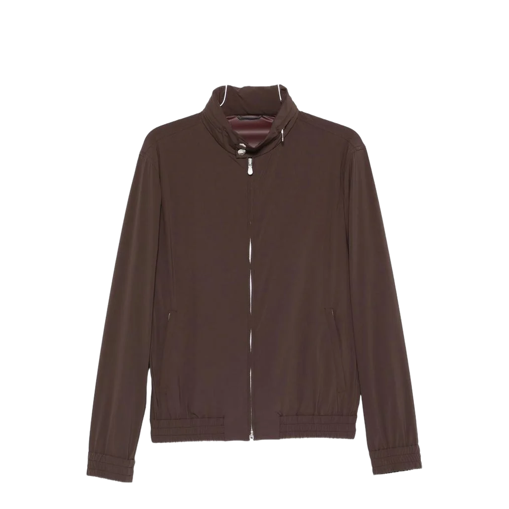 Water Resistant Blouson Jacket Brown - Image 1