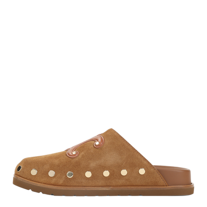 Triomphe Wedge Mules - Image 4