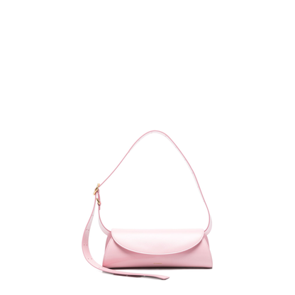 Cannolo Small Calfskin Shoulder Bag - Pale Pink - Image 1