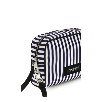 Striped Poplin Handbag - Multicolor - Image 4