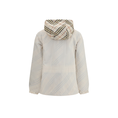Reversible Check Hooded Jacket - Image 4