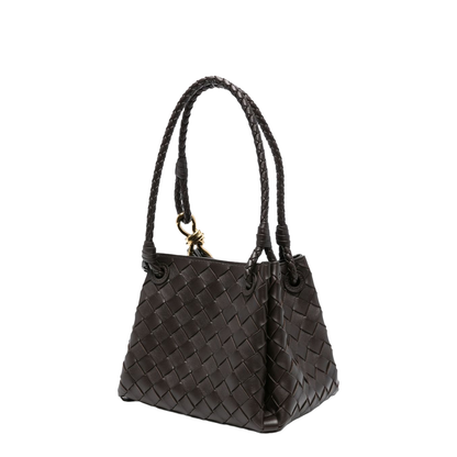 Parachute Small Leather Shoulder Bag - Brown - Image 3