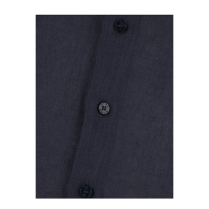 Linen Shirt with Pegaso Embroidery - Image 3