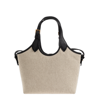 La Medusa Mini Hand Bag Canvas Cream - Image 3