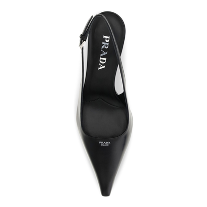 Leather Slingback Pumps - Image 4