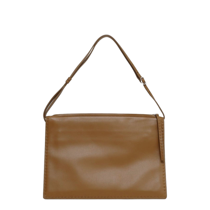 Glove Pochette Medium Calf Leather Pochette - Caramel Leather - Image 1