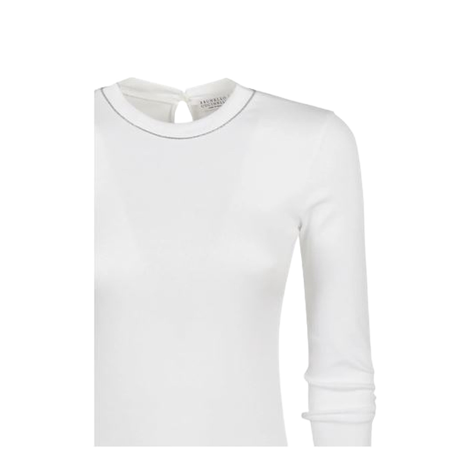 Monili Detailed Crewneck T-Shirt - Image 2