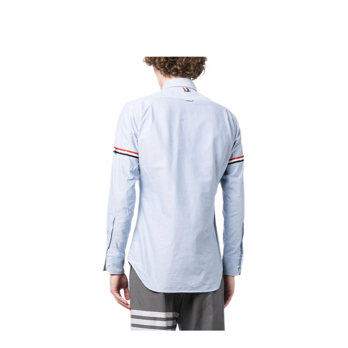 Oxford Classic Armband Shirt - Light Blue - Image 3