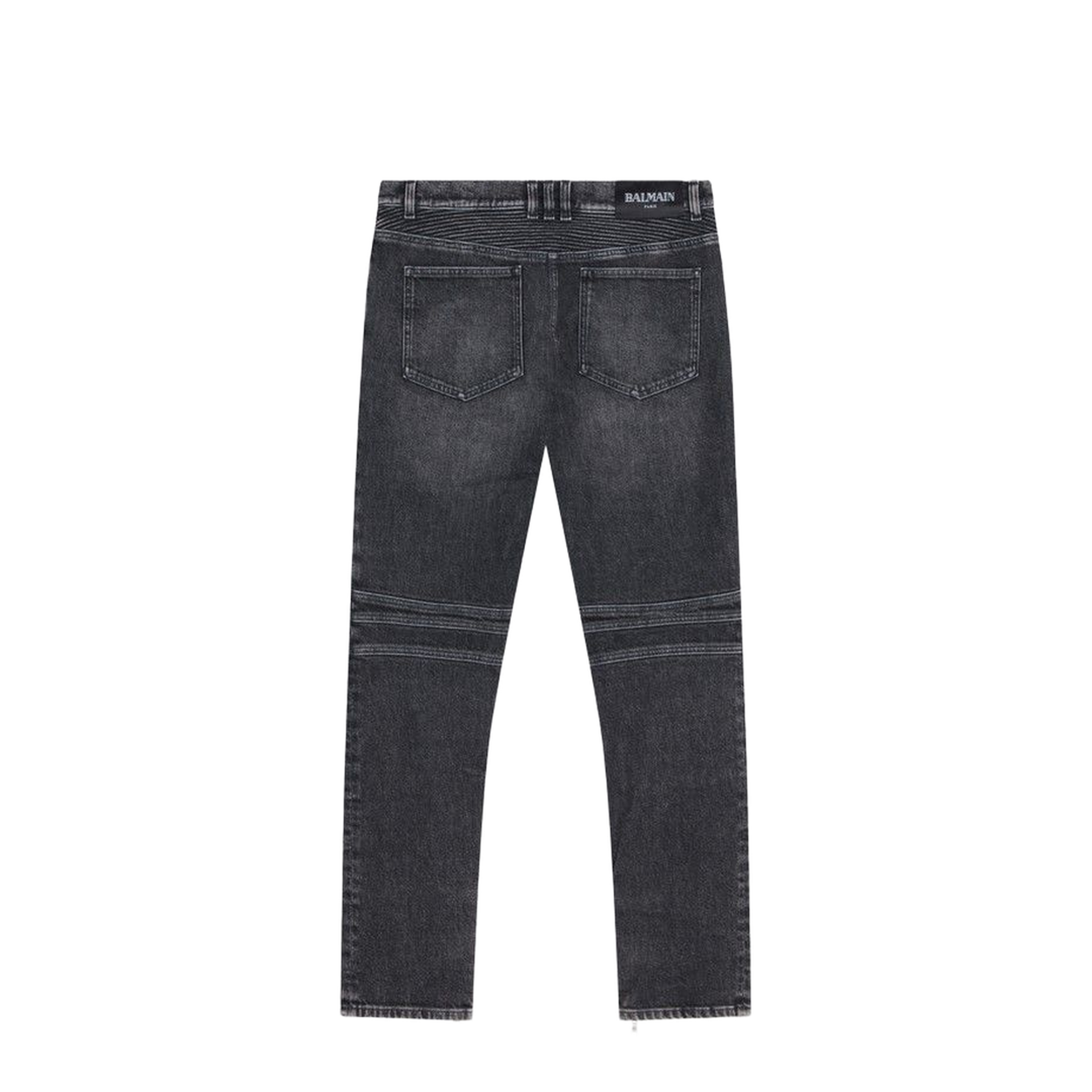 Slim-fit Biker Trousers Denim - Image 2