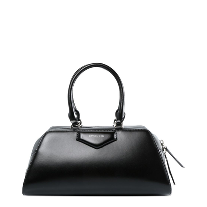 Small Antigona East-West Bag in Box Leather - Image 1
