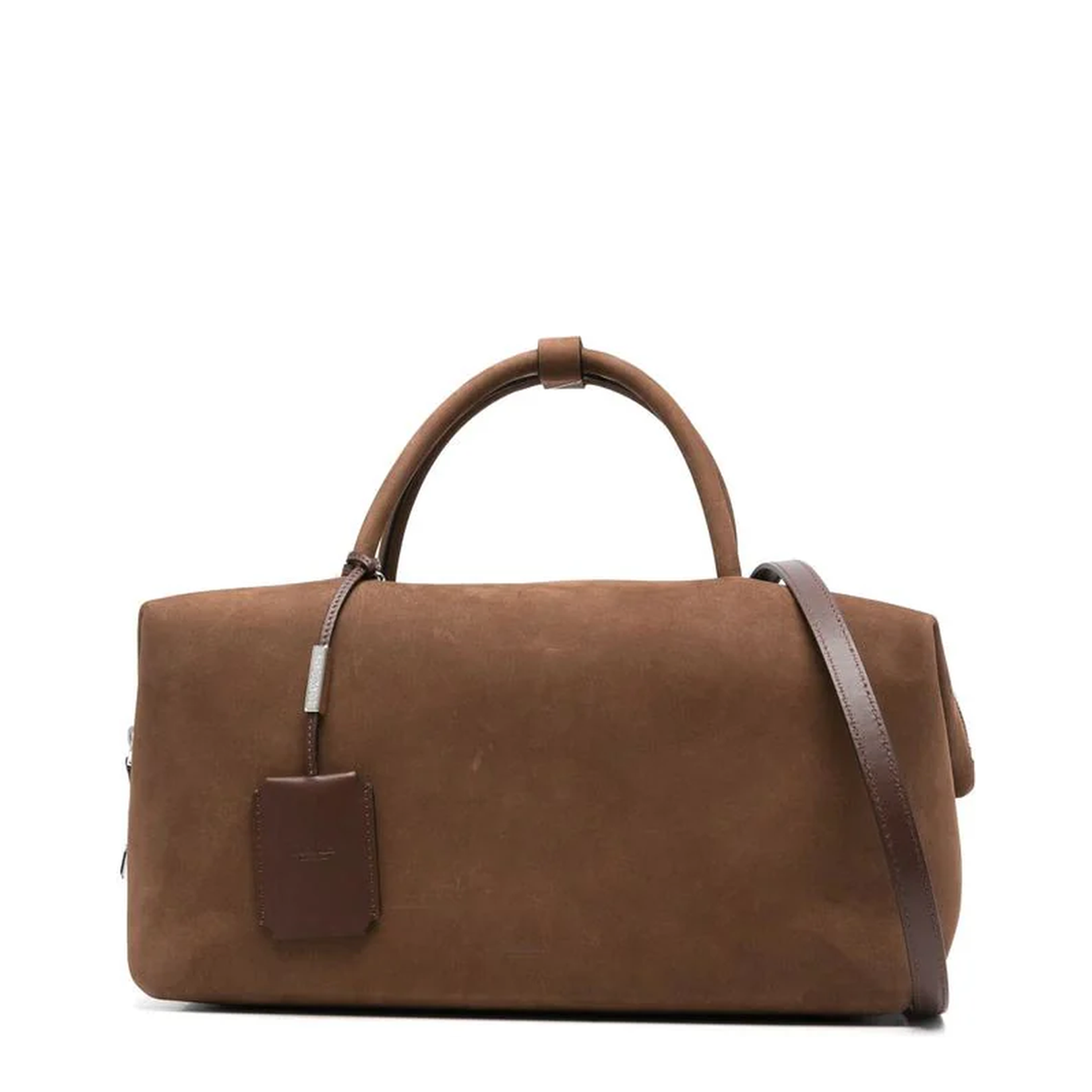 Nubuck Leather Bowler Bag - Image 1