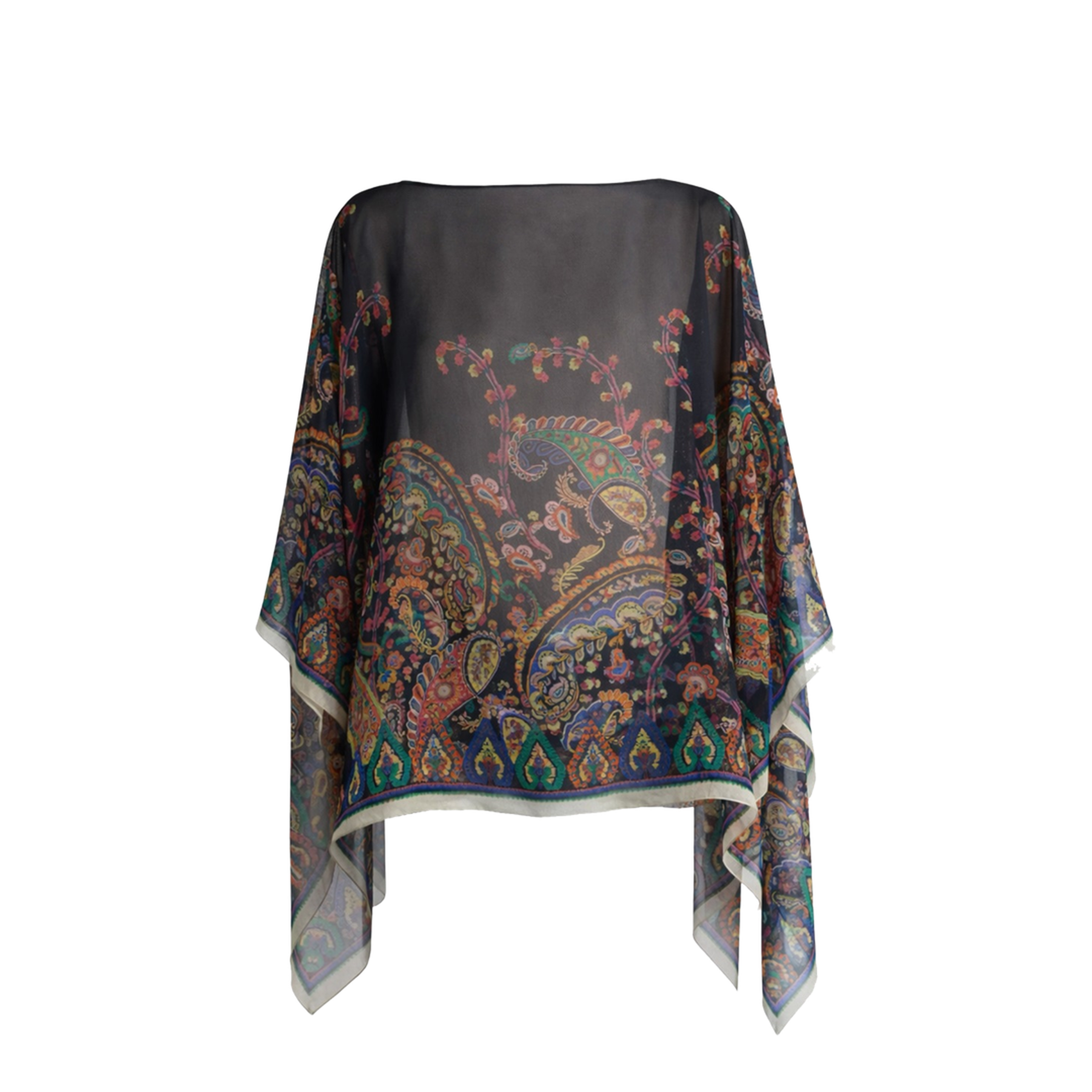 Printed Scarf Cape - Image 1
