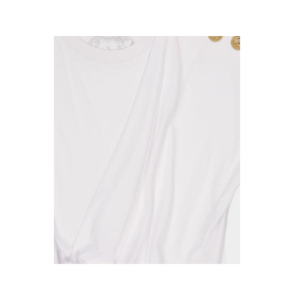 Cotton T-Shirt In White - Image 2