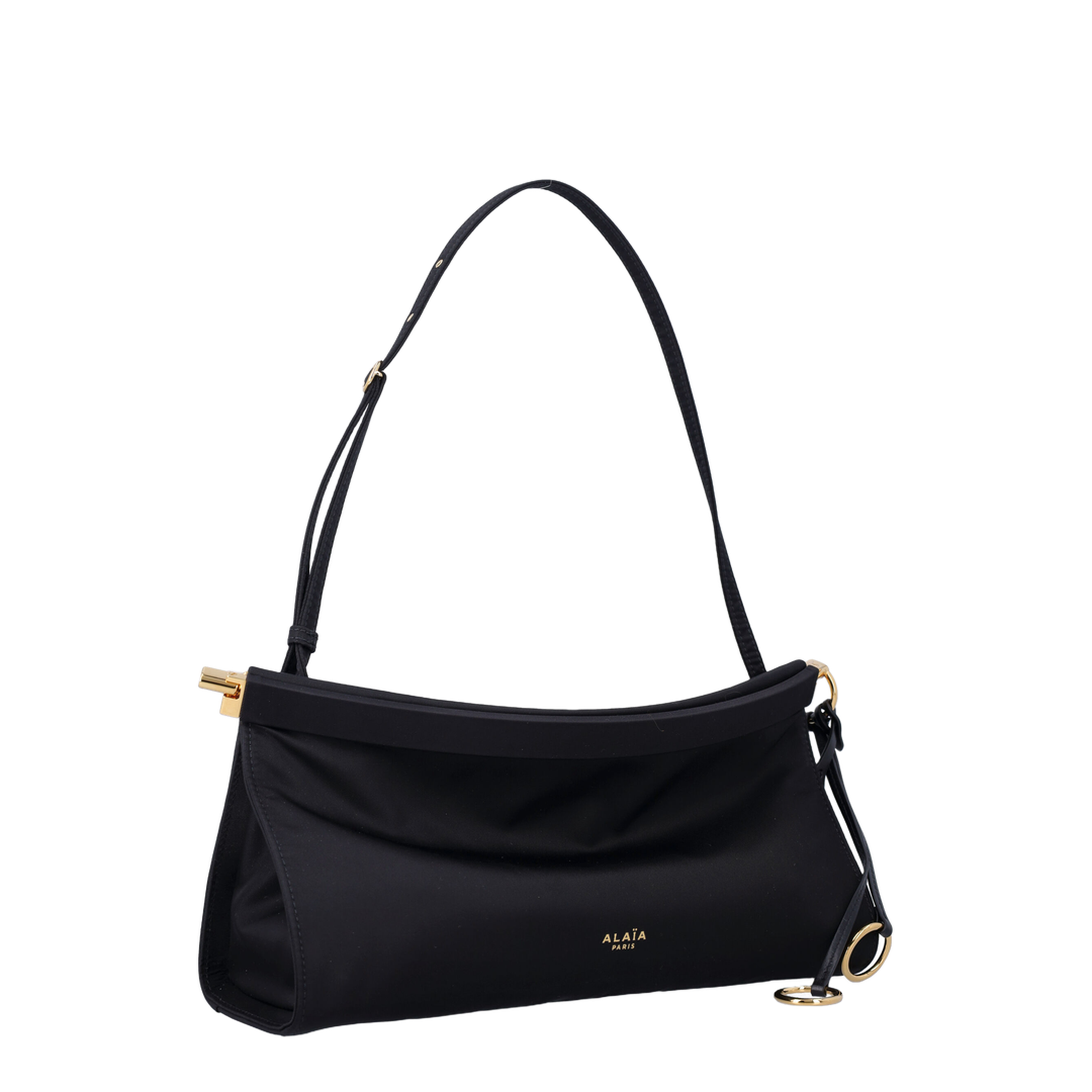 Le Click East West Medium Nylon Shoulder Bag - Noir - Image 2