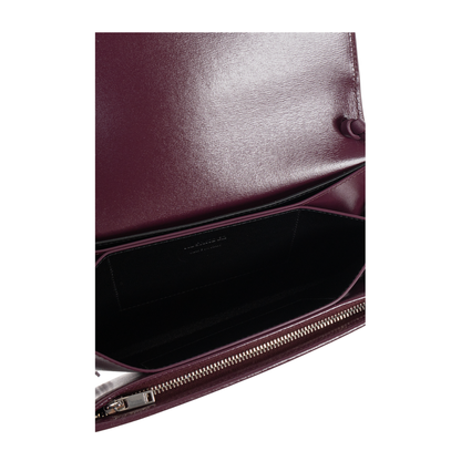 Leather Crossbody Bag with Side Tassels - Image 5