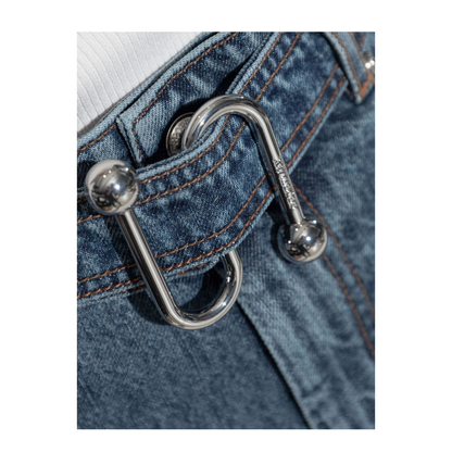 Wide-Leg Cotton Denim Jeans - Image 5