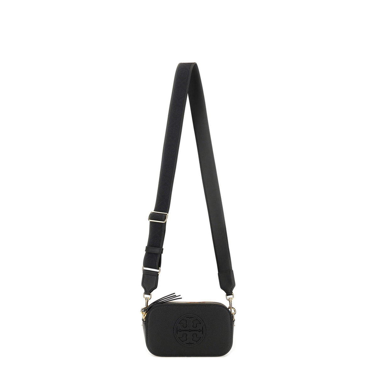 Miller Mini Pebbled Leather Crossbody - Black - Image 3