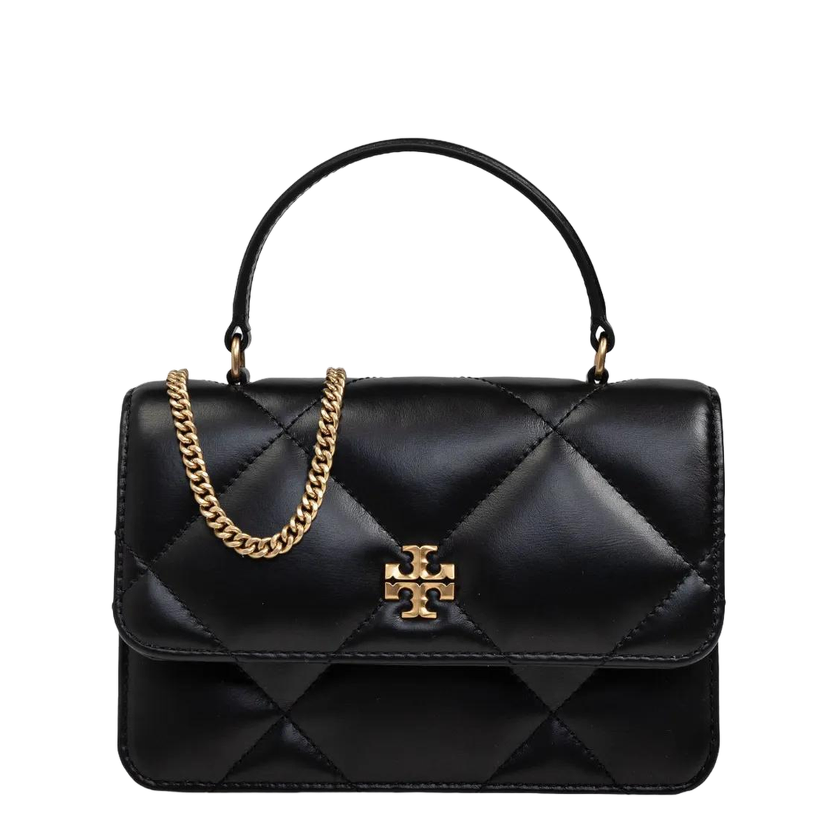 Kira Diamond Mini Sling Bag Leather Black - Image 1