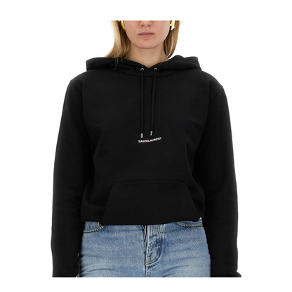 Black Cotton Sweatshirt - Image 5