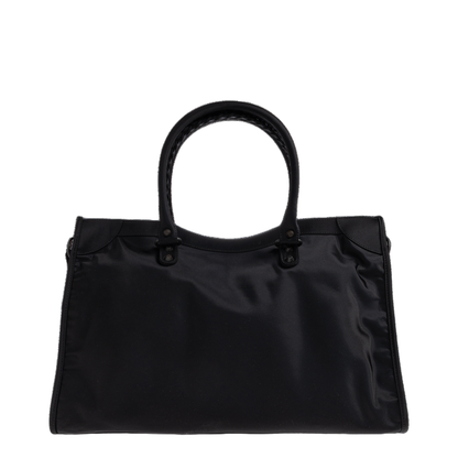 Le City Large Nylon Tote Bag - Black - Image 3