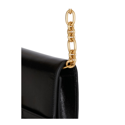 Shuffle Calfskin Wallet-On-Chain - Black - Image 4