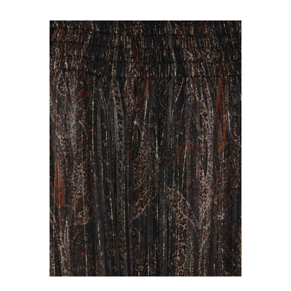 Semi-Sheer Lavallière Maxi Dress in Lurex Paisley - Image 4